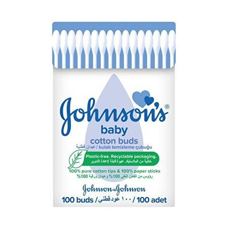 Johnsons Baby Kulak Temizleme Çubuğu 100 Adet (2 Li Set)