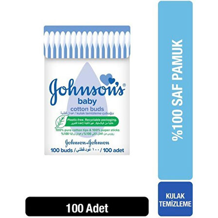 Johnsons Baby Kulak Temizleme Çubuğu 100 Adet (2 Li Set)