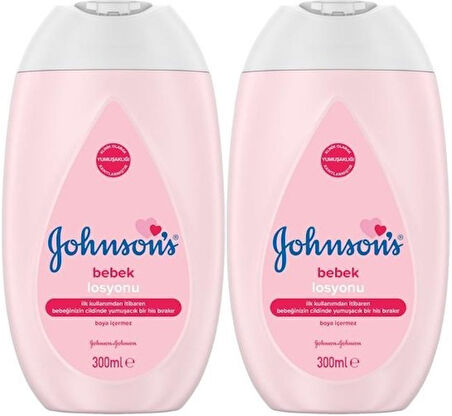 Johnsons Baby Bebek Losyon 300ML (2 Li Set)