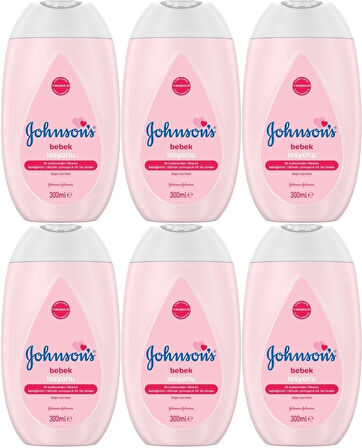 Johnsons Baby Bebek Losyon 300ML (6 Lı Set)