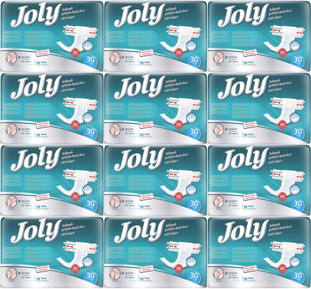 Joly Yetişkin Bezi Bel Bantlı M - Orta - Medium 360 Adet