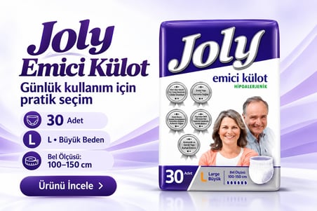 Joly Emici Külot Yetişkin Bezi L - Büyük - Large 270 Adet