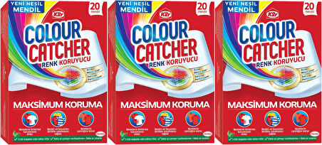 K2R Colour Catcher Renk Koruyucu Mendil 60 Lı Ekonomik Pk (3PK*20)