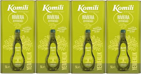 Komili Zeytinyağı 15LT Riviera (Teneke) (4PK*5LT)