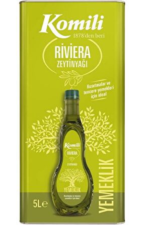 Komili Zeytinyağı 20LT Natural Ege Sızması / Riviera (Teneke) (4PK*5LT)