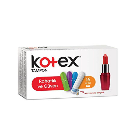 Kotex Tampon Normal - Mini 96 Lı Karma Set (6PK*16)