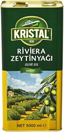 Kristal Zeytinyağı 10LT Riviera (Teneke) (2PK*5LT)
