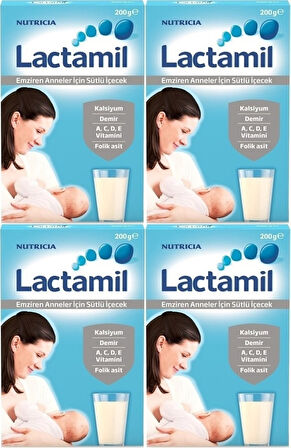 Nutrıcıa Lactamil 200GR (Emziren Anneler İçin Sütlü İçeçek) (4 Lü Set)