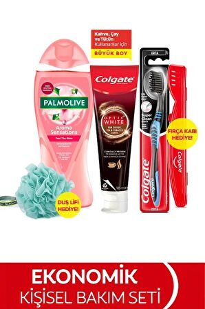 Lionesse Banyo Lifi + Palmolive & Colgate Avantaj PK (Diş Macunu 125ML+Diş Fırçası+Saklama Kabı+Duş Jeli 750ML)