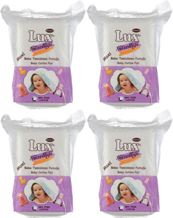 Lüx Bebek Temizleme Pamuğu 240 Adet (4Pk*60)