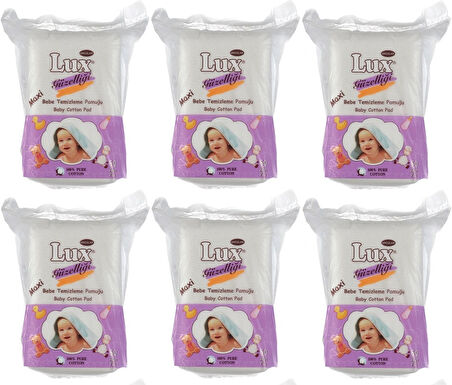 Lüx Bebek Temizleme Pamuğu 360 Adet (6Pk*60)