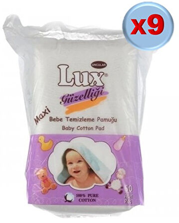 Lüx Bebek Temizleme Pamuğu 540 Adet (9Pk*60)
