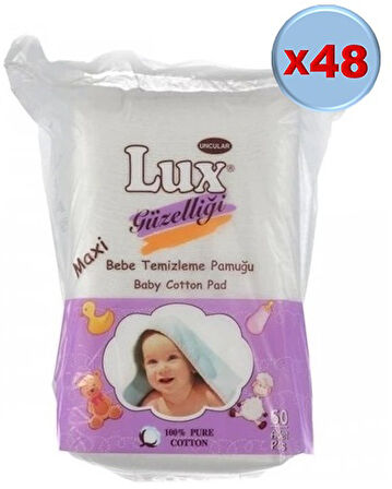 Lüx Bebek Temizleme Pamuğu 2880 Adet (48Pk*60)