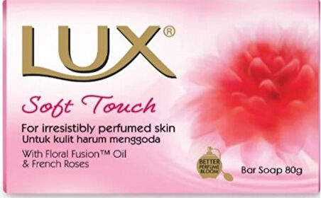 Lux Sabun 80GR Soft Touch (Yumuşak Dokunuş) (2 Li Set)