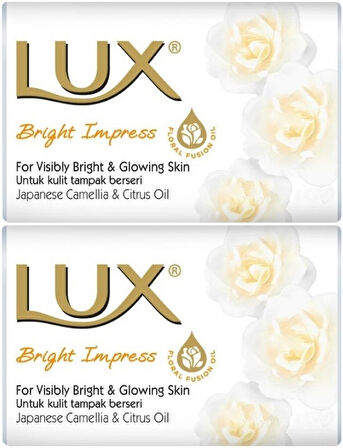 Lux Sabun 80GR Bright Impress (Etkileyici Parlaklık) (2 Li Set)