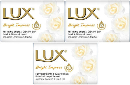 Lux Sabun 80GR Bright Impress (Etkileyici Parlaklık) (3 Lü Set)