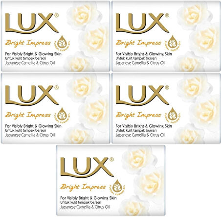 Lux Sabun 80GR Bright Impress (Etkileyici Parlaklık) (5 Li Set)