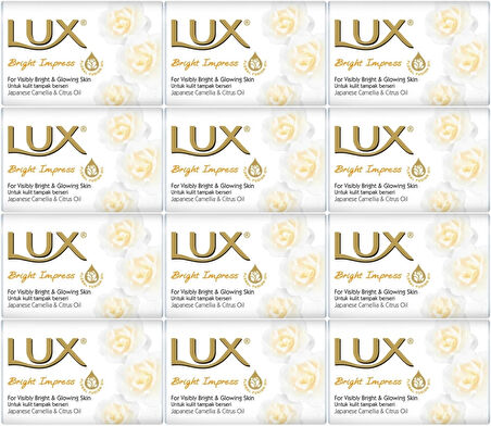 Lux Sabun 80GR Bright Impress (Etkileyici Parlaklık) (12 Li Set)