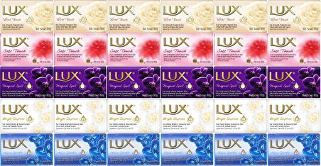 Lux Sabun 80GR (Karma 30 Lu Set) Soft Touch/Velvet Touch/Magicial Spell/Aqua Sparke/Bright Impress