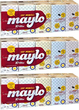 Maylo Cep Kağıt Mendil 30 Lu Set (3PK*10)