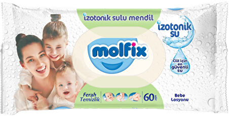Molfix Bebek Bezi Beden:6 (15+Kg) Extra Large 62 Adet Ultra Fırsat Pk+3 Adet Islak Mendil