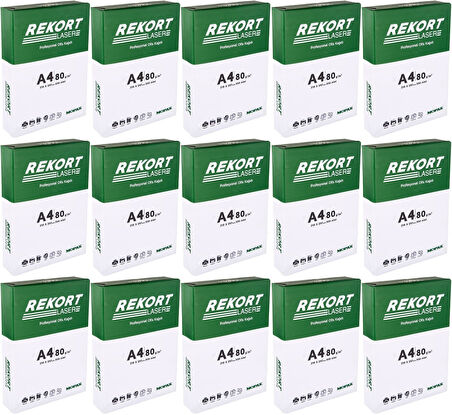 Mopak Rekort A4 80GR/M2 Fotokopi Kağıdı 7500 Adet (15PK*500)