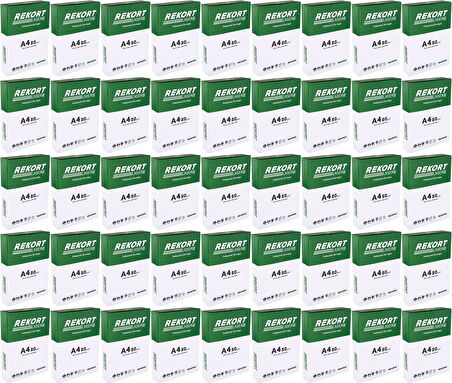 Mopak Rekort A4 80GR/M2 Fotokopi Kağıdı 22500 Adet (45PK*500)