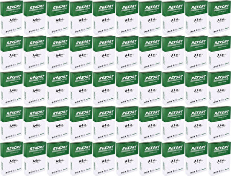 Mopak Rekort A4 80GR/M2 Fotokopi Kağıdı 25000 Adet (50PK*500)