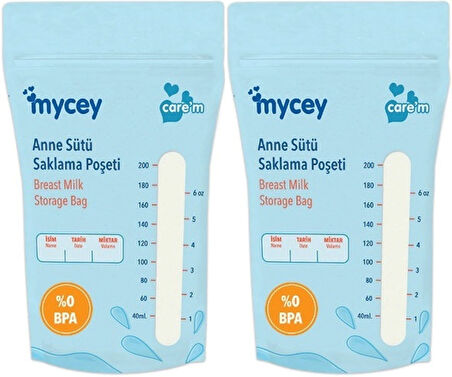 Mycey Anne Sütü / Süt Saklama Poşeti 25 Li Pk Tekli (2 Li Set)