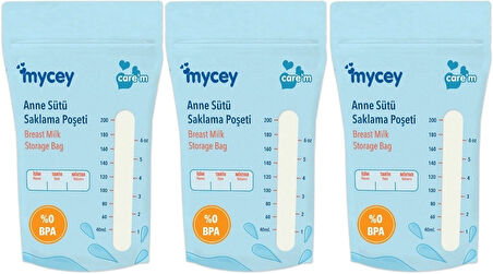 Mycey Anne Sütü / Süt Saklama Poşeti 25 Li Pk Tekli (3 Lü Set)