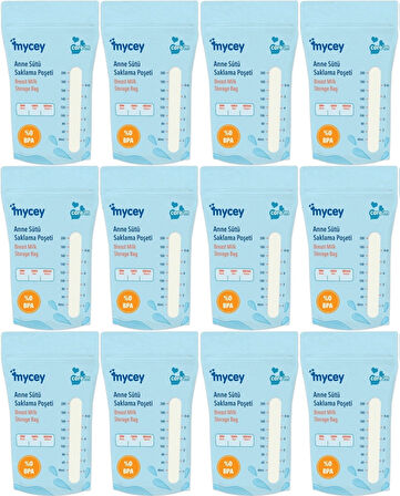 Mycey Anne Sütü / Süt Saklama Poşeti 25 Li Pk Tekli (12 Li Set)