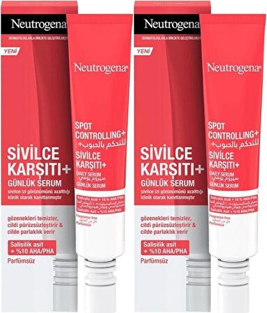 Neutrogena Spot Controlling Sivilce Karşıtı Serum 30ML (2 Li Set)