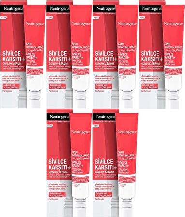 Neutrogena Spot Controlling Sivilce Karşıtı Serum 30ML (6 Lı Set)