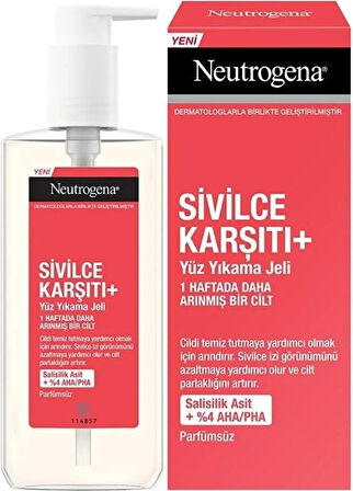Neutrogena Düzensiz Cilt Tipleri için Yüz Yıkama Jeli 200ML (2 Li Set)