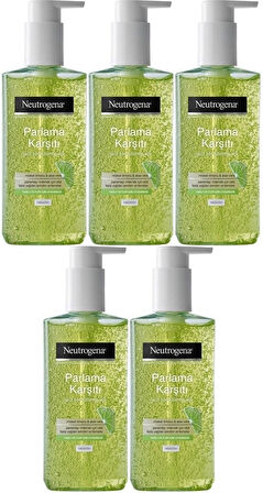 Neutrogena Visibly Clear Pore&Shine Temizleme Jeli 200ML (Parlama Karşıtı) (5 Li Set)