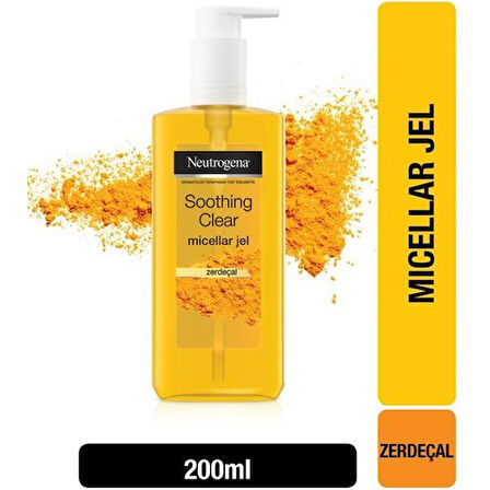 Neutrogena Soothing Clear Micellar Yüz Temizleme Jeli 200ML (6 Lı Set)