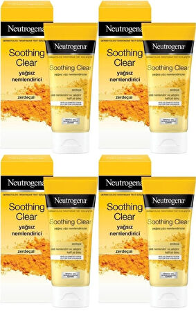 Neutrogena Soothing Clear Yağsız Nemlendirici 75ML (4 Lü Set)