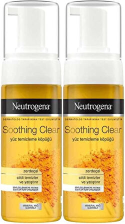 Neutrogena Soothing Clear Yüz Temizleme Köpüğü 150ML (2 Li Set)