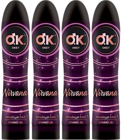 Okey Kayganlaştırıcı Jel 100ML Nirvana (4 Lü Set)