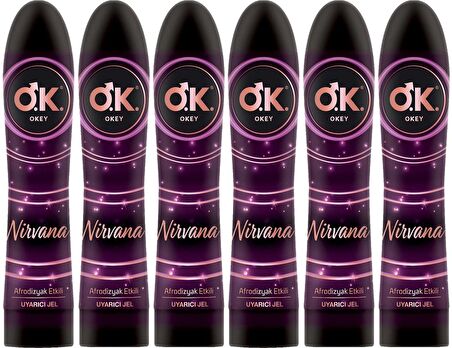 Okey Kayganlaştırıcı Jel 100ML Nirvana (6 Lı Set)