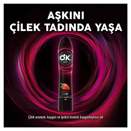 Okey Kayganlaştırıcı Jel 100ML Karma (Çilekli/Zero) (2 Li Set)