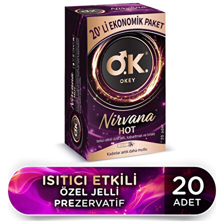 Okey Prezervatif 180 Adet Nirvana Ekonomik Pk (9PK*20)