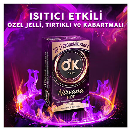 Okey Prezervatif 180 Adet Nirvana Ekonomik Pk (9PK*20)