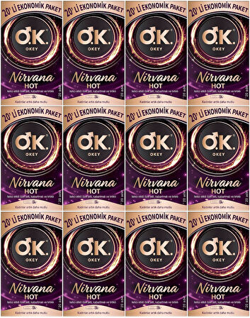 Okey Prezervatif 240 Adet Nirvana Ekonomik Pk (12PK*20)