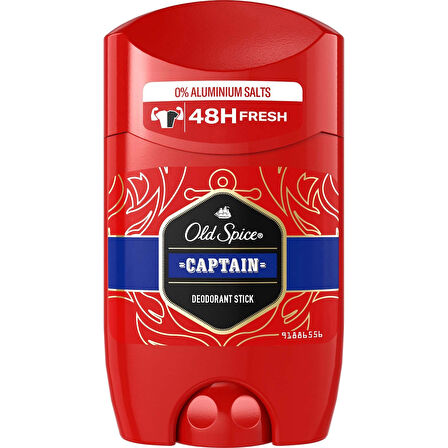 Old Spice Captain Stick Roll-On Men/Erkek Deodorant 50ML (3 Lü Set)