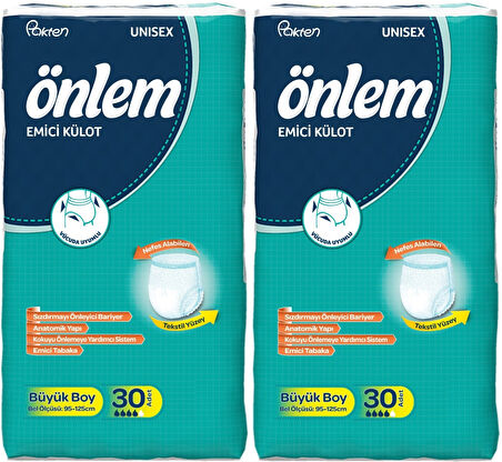 Önlem Emici Külot Hasta Bezi Large Büyük 60 Adet
