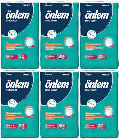 Önlem Emici Külot Hasta Bezi Medium Orta 180 Adet