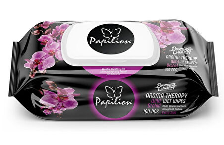Papilion Islak Havlu Mendil 100 Yaprak Aroma Terapi (3 Lü Set) 300 Yaprak