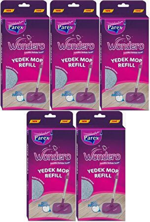 Parex Wondero Yedek Paspas Mop Refill (5 Li Set)