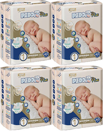 Pedo Plus Bebek Bezi Beden:1 (2-5KG) Yeni Doğan 160 Adet Jumbo Aylık Pk